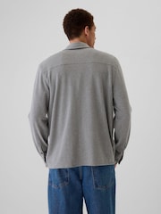 Gap Grey Jersey Long Sleeve Shirt - Image 2 of 4