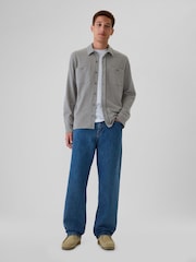Gap Grey Jersey Long Sleeve Shirt - Image 3 of 4