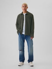 Gap Green Jersey Long Sleeve Shirt - Image 3 of 6