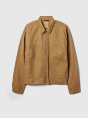 Gap Brown Canvas Denim Carpenter Jacket - Image 5 of 5
