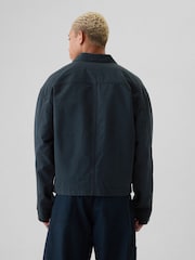 Gap Blue Canvas Chore Jacket - Image 3 of 5