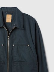 Gap Blue Canvas Chore Jacket - Image 5 of 5