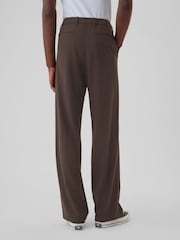 Gap Brown 365 Pleated Trousers - Image 3 of 6