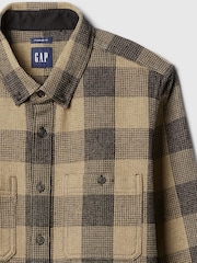 Gap Beige Knit Overshirt - Image 4 of 5