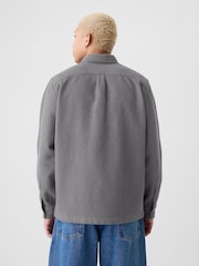 Gap Grey Knit Overshirt - Image 2 of 5
