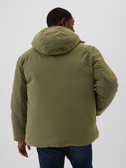 zelena - Gap Logo Water-Resistant Parka Coat - Slika 2 iz 5