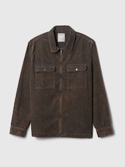 Gap Brown Corduroy Point Collar Jacket - Image 2 of 5