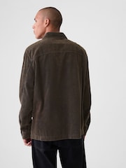 Gap Brown Corduroy Point Collar Jacket - Image 3 of 5