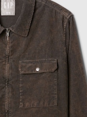 Gap Brown Corduroy Point Collar Jacket - Image 5 of 5