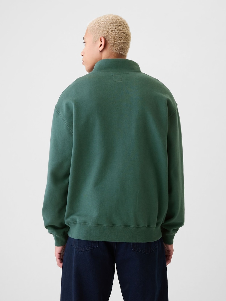 Gap Green Heavyweight Arch Logo Pullover Jumper - Image 2 of 5