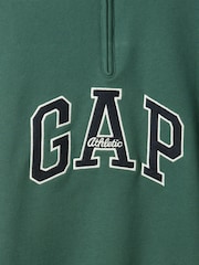 Gap Green Heavyweight Arch Logo Pullover Jumper - Image 5 of 5