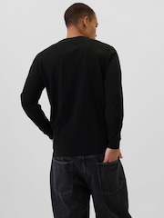 Gap Black Everyday 100% Cotton Crew Neck T-Shirt - Image 2 of 4