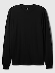 Gap Black Everyday 100% Cotton Crew Neck T-Shirt - Image 4 of 4