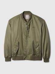 Gap Green Relaxed Logo Bomber Jacket - Image 5 of 5