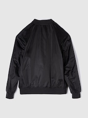 Gap Black Relaxed Logo Bomber Jacket - Image 4 of 5