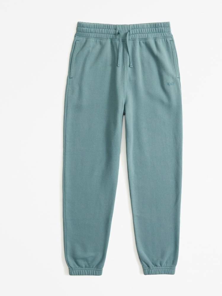 Abercrombie & Fitch Green Baggy Fit Joggers - Image 1 of 1 Abercrombie & Fitch Green Baggy Fit Joggers - Image 1 of 1