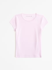 Abercrombie & Fitch Pink Crew Neck Baby T-Shirt - Image 1 of 1