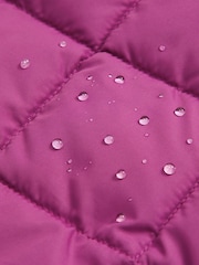 Abercrombie & Fitch Purple Lightweight Cropped Puffer Jacket - Image 2 of 3