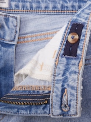 Abercrombie & Fitch Blue Wide Leg Jeans - Image 9 of 9