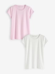 Abercrombie & Fitch Baby White/pink T-Shirt 2 Pack - Image 1 of 5
