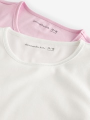 Abercrombie & Fitch Baby White/pink T-Shirt 2 Pack - Image 5 of 5
