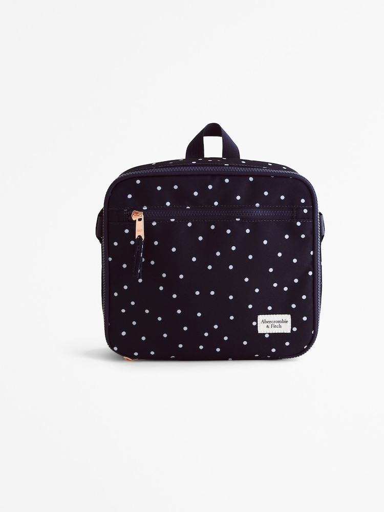 Marineblau - Abercrombie & Fitch Blue Floral Lunchbox - Bild 1 von 2