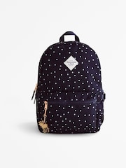 Abercrombie & Fitch Blue Polka Dot Backpack - Image 1 of 6