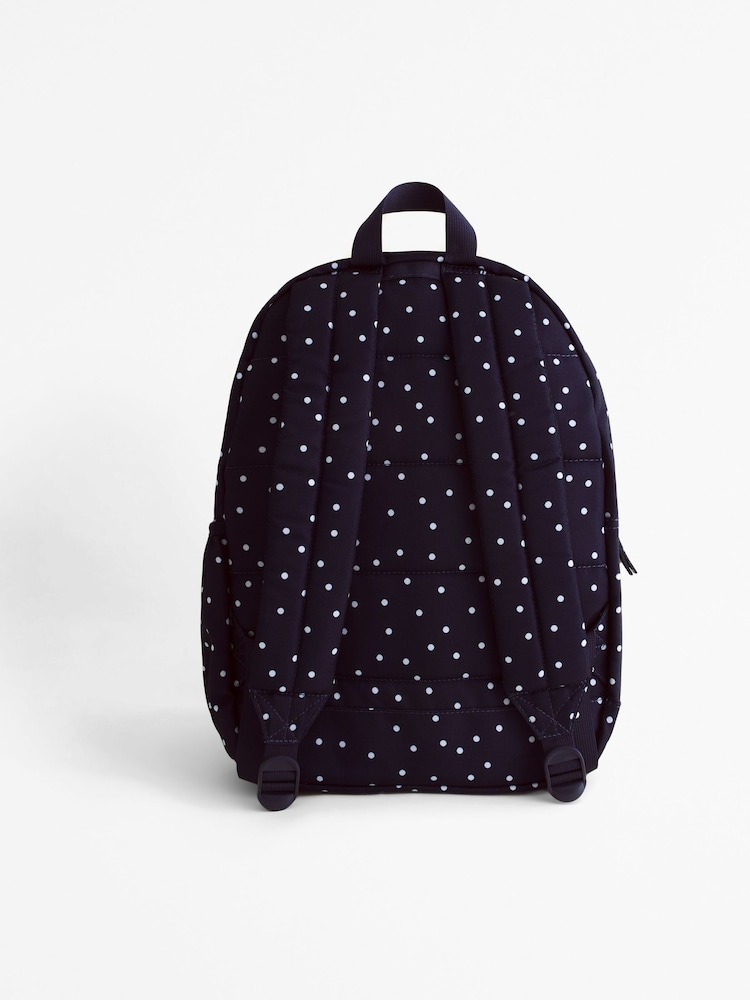 Buy Abercrombie Fitch Blue Polka Dot Backpack from the Next UK