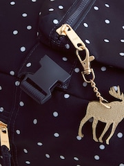 Abercrombie & Fitch Blue Polka Dot Backpack - Image 6 of 6