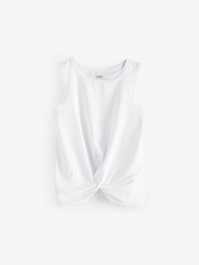 Белый - Abercrombie & Fitch Активная майка - Изображение 1 из 6