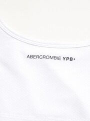 Белый - Abercrombie & Fitch Активная майка - Изображение 4 из 6