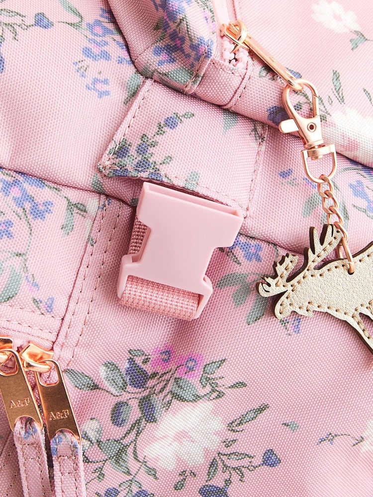 Abercrombie & Fitch Pink Floral Backpack - Image 4 of 4