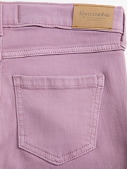 Abercrombie & Fitch Pink High Rise Flare Jeans - Image 2 of 3