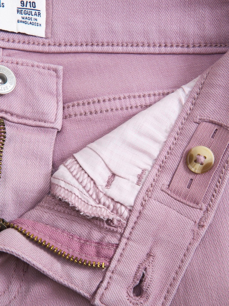 Abercrombie & Fitch Pink High Rise Flare Jeans - Image 3 of 3