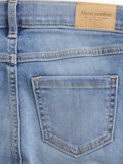 Abercrombie & Fitch Jeggings mit hohem Bund, blau - Bild 8 von 8