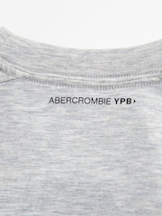 Abercrombie & Fitch Grey Logo Graphic Crew Sweatshirt - Image 2 of 2
