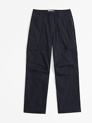 Abercrombie & Fitch Loose Fit Cuffed Cargo Trousers - Image 1 of 3