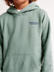 Abercrombie & Fitch Kapuzenpullover mit grünem Rücken und Logo - Bild 5 von 9