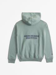Abercrombie & Fitch Kapuzenpullover mit grünem Rücken und Logo - Bild 8 von 9
