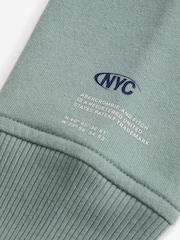 Abercrombie & Fitch Kapuzenpullover mit grünem Rücken und Logo - Bild 9 von 9