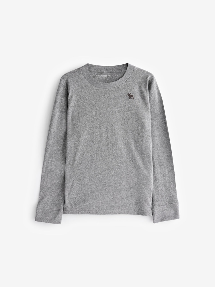 Abercrombie & Fitch 3 Pack Long Sleeve T-Shirts. - Image 5 of 7