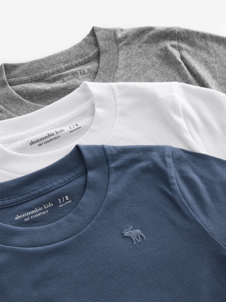Abercrombie & Fitch 3 Pack Long Sleeve T-Shirts. - Image 6 of 7