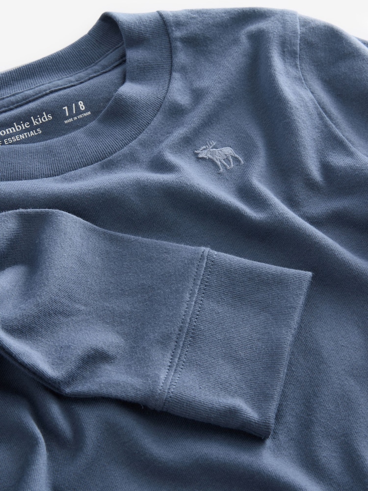 Abercrombie & Fitch 3 Pack Long Sleeve T-Shirts. - Image 7 of 7