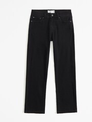 Abercrombie & Fitch Straight Leg Black Jeans - Image 2 of 2