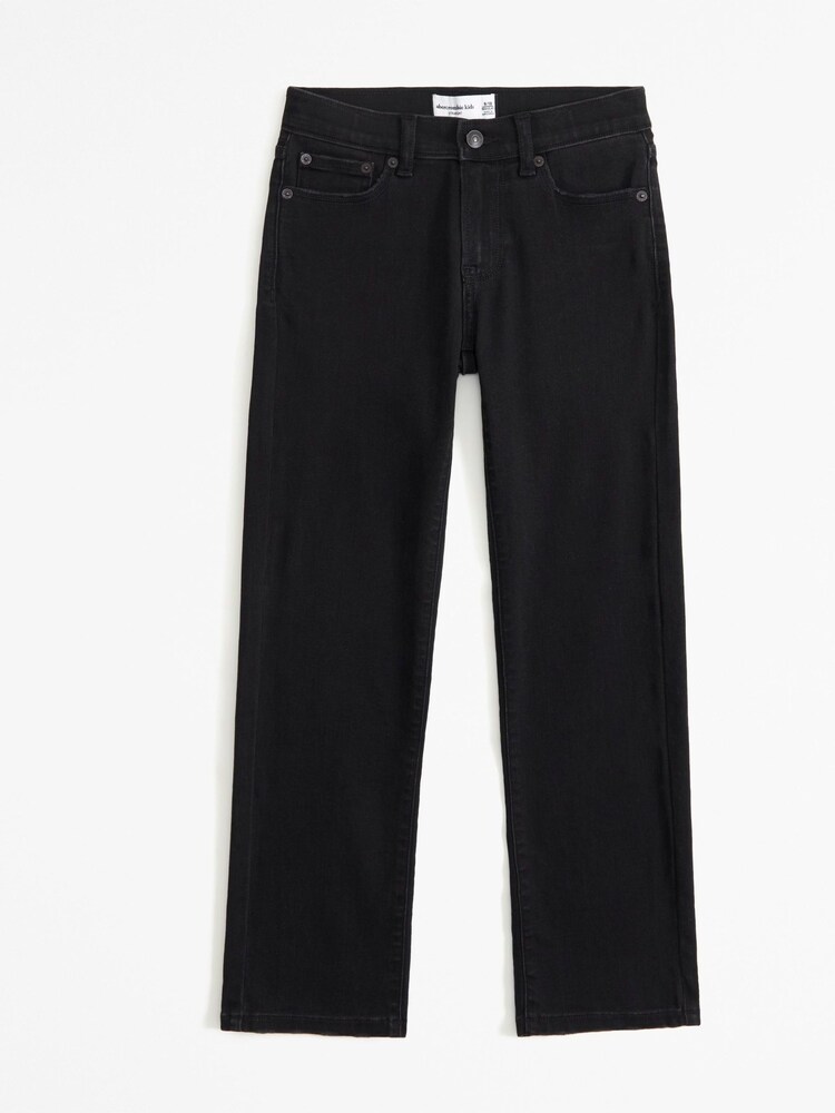 Abercrombie & Fitch Straight Leg Black Jeans - Image 2 of 2