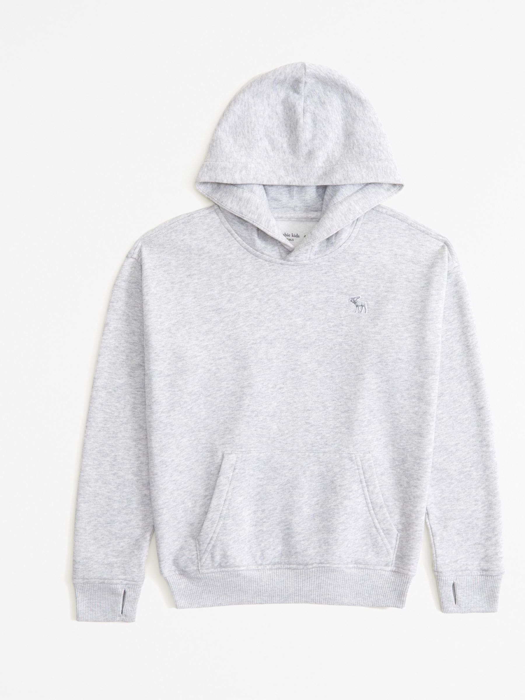 Grey abercrombie hoodie online