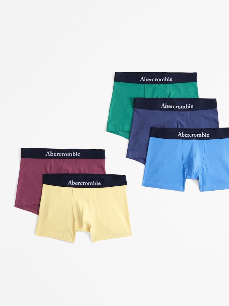 Abercrombie & Fitch Multi Boxers 5 Pack - Image 1 of 1