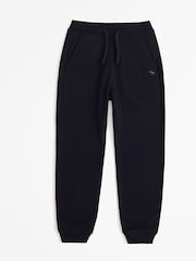 Abercrombie & Fitch Cuffed Slim Black Joggers - Image 1 of 1