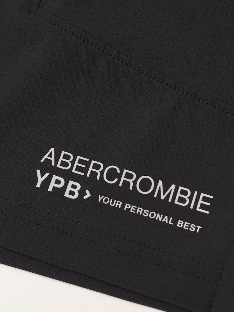 Abercrombie & Fitch Sports Black Training Shorts - Image 6 of 6 Abercrombie & Fitch Sports Black Training Shorts - Image 6 of 6