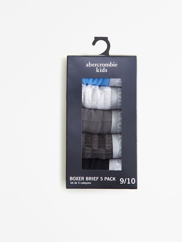 Abercrombie & Fitch Multi Boxers 5 Pack - Image 2 of 2